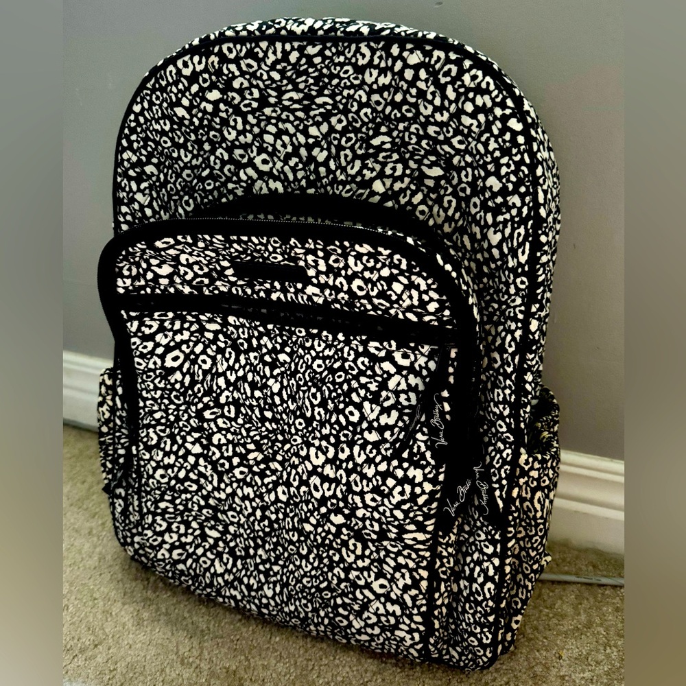 USED ONCE Vera Bradley Campus CamoCat Backpack
